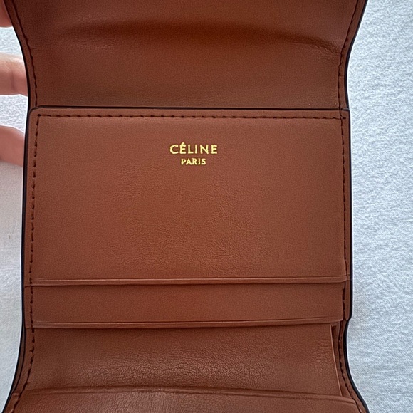 Celine triomphe compact wallet - Picture 5 of 8